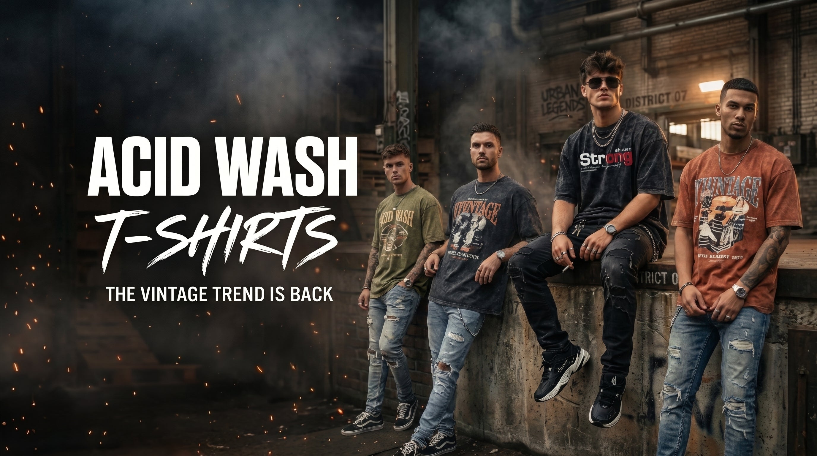 Acid Wash T-Shirts