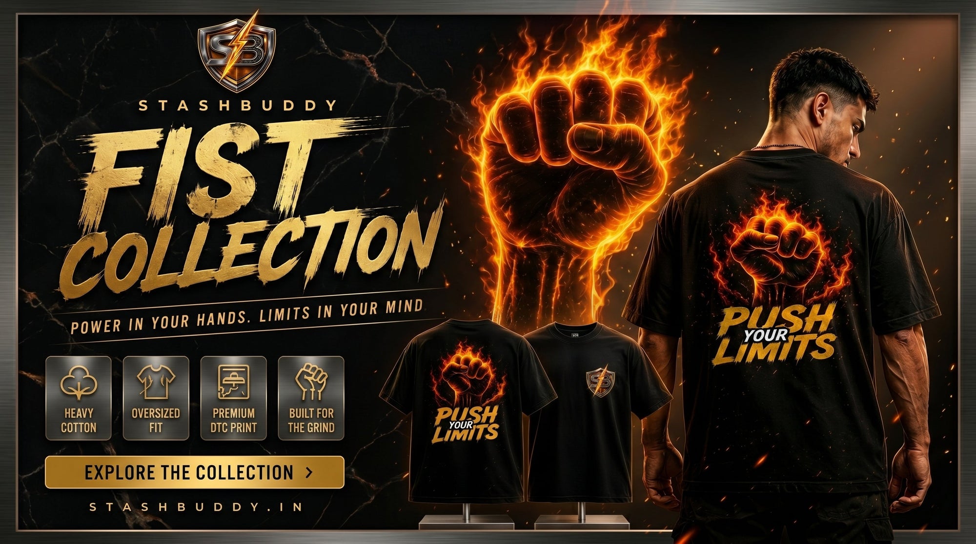 STASHBUDDY Inferno Fist Collection ⚡