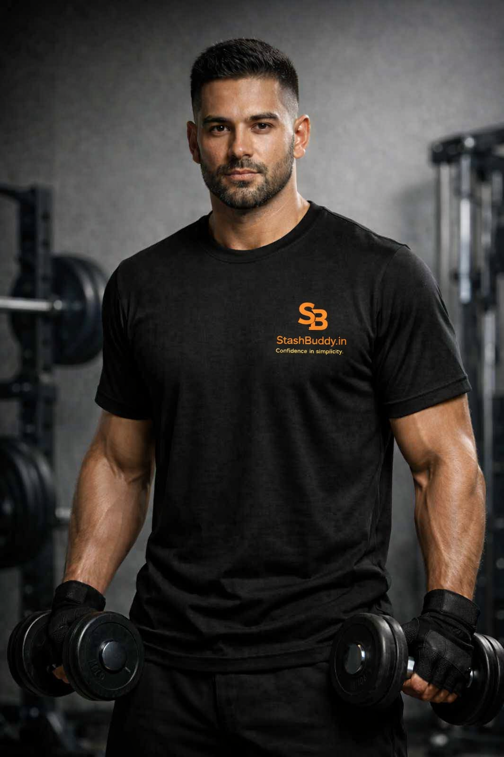 Black It’s All About Him Graphic T-Shirt for Men | Premium Gym Streetwear Tee | StashBuddy