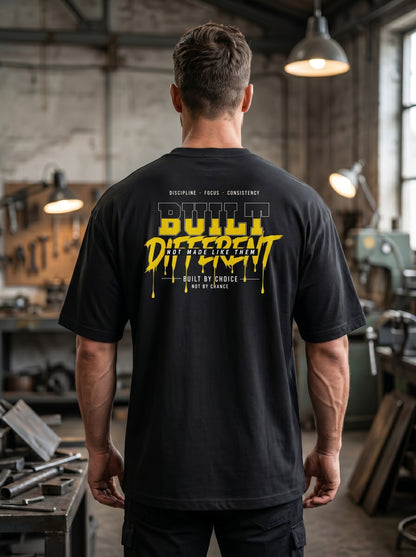 STASHBUDDY Built Different Classic Crew T-Shirt