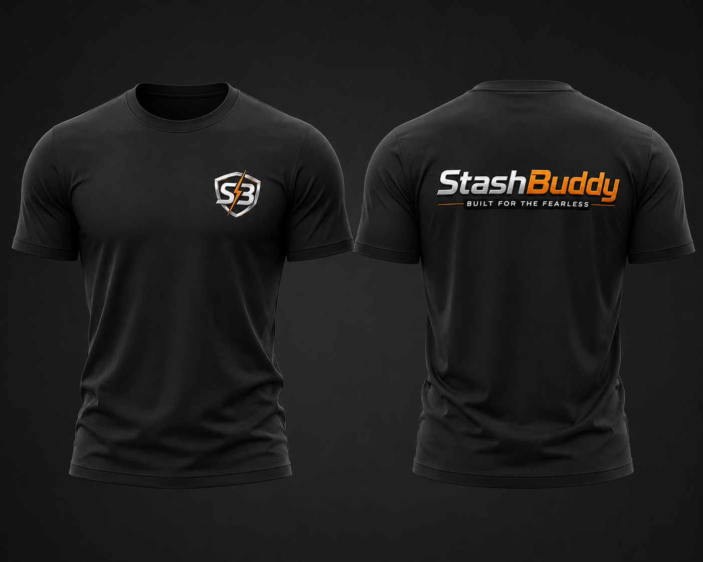 StashBuddy Fearless Performance T-Shirt – Premium Gym & Streetwear Fit