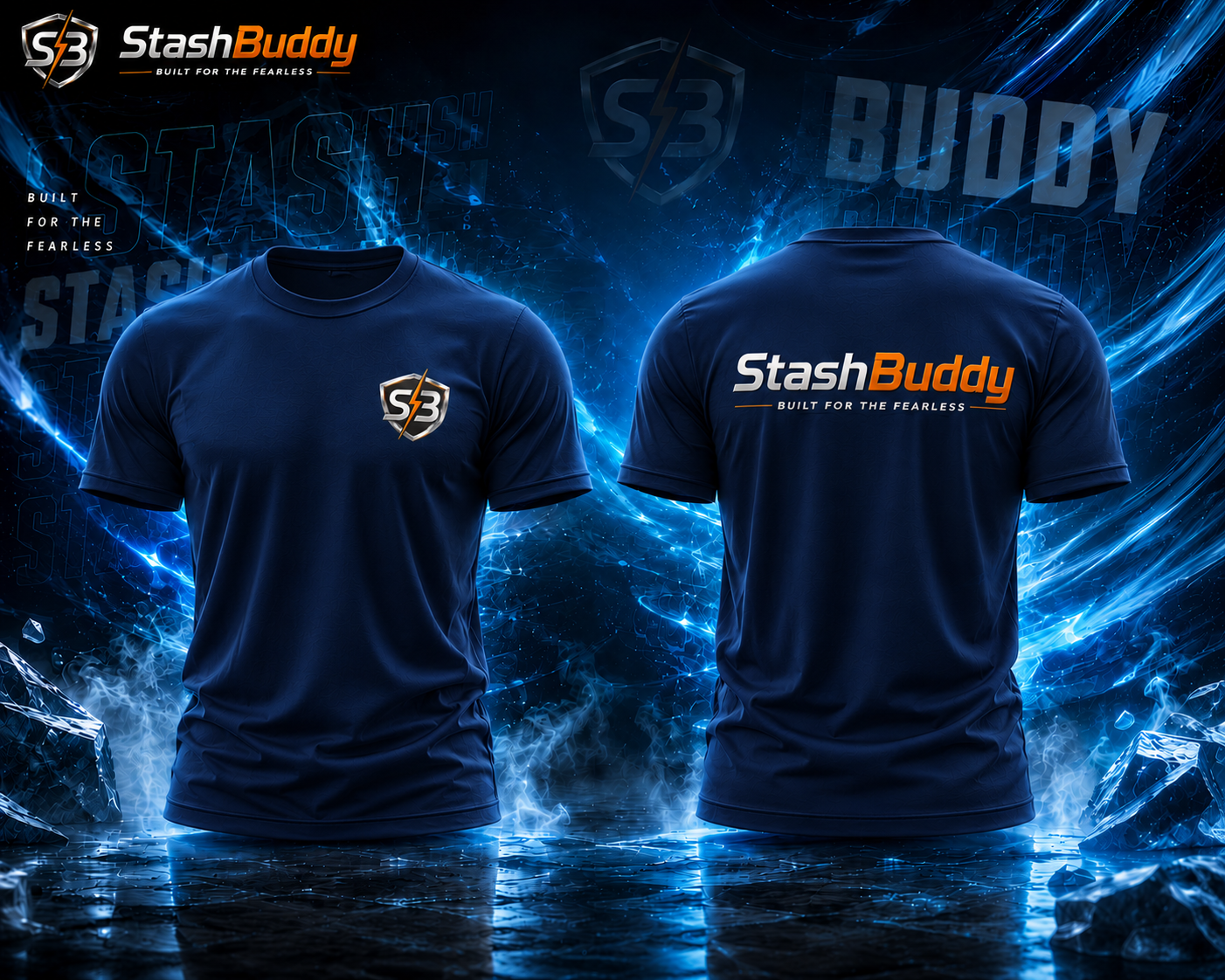 StashBuddy Fearless Essential Tee | Premium Streetwear Fit