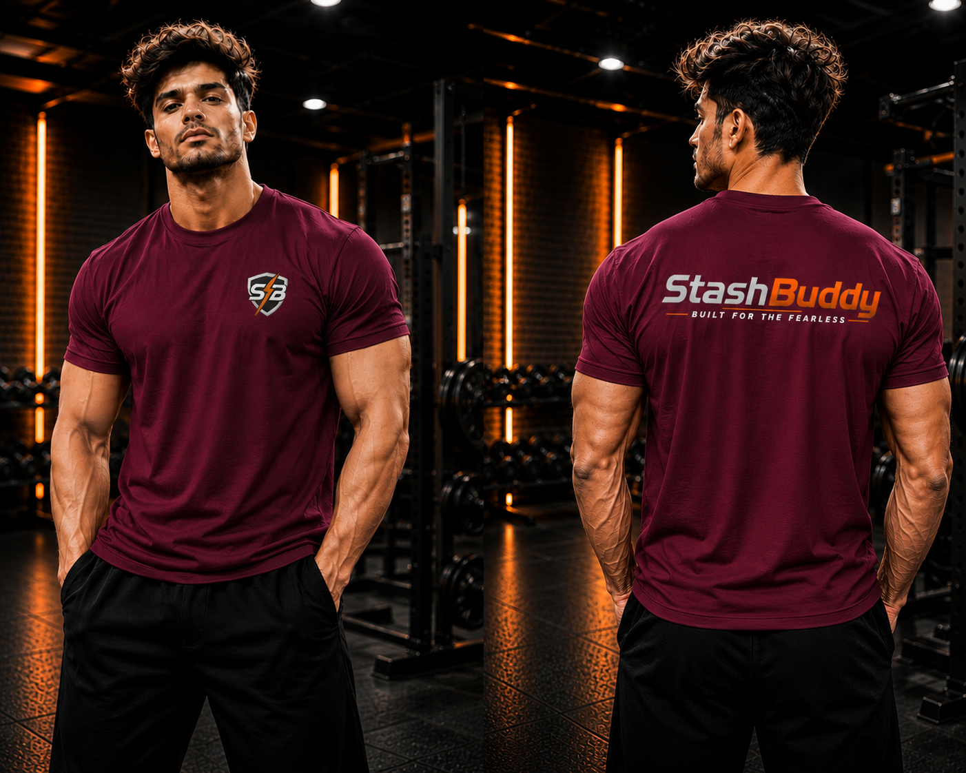 StashBuddy Fearless Essential Tee | Premium Streetwear Fit