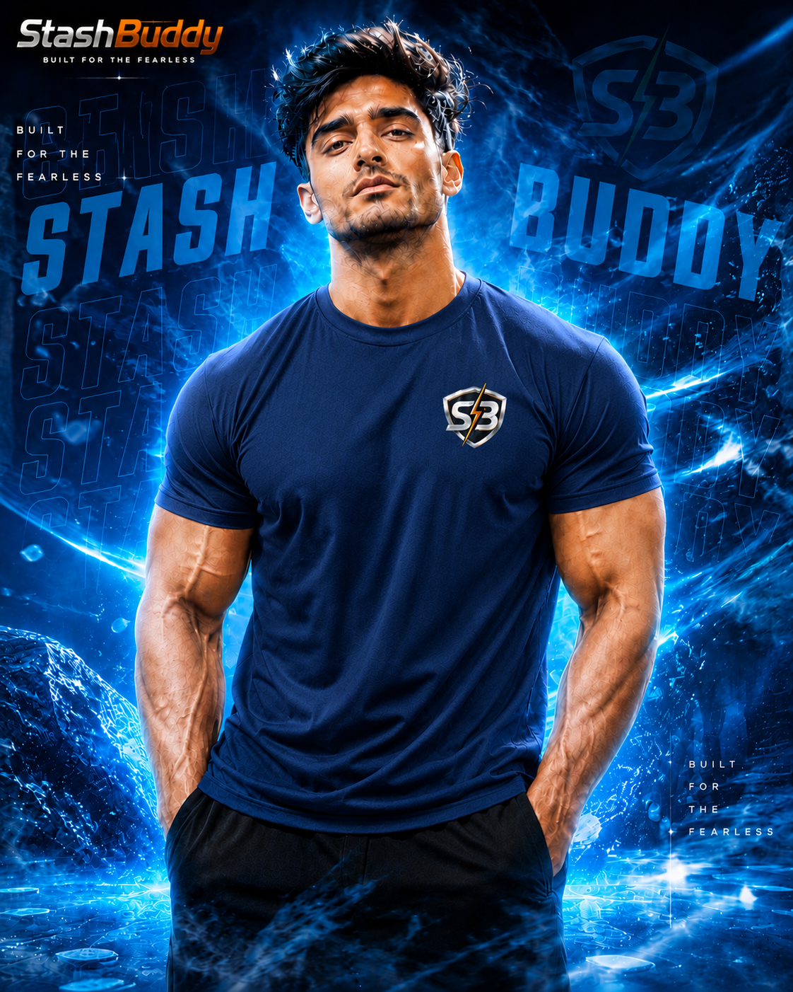 StashBuddy Fearless Essential Tee | Premium Streetwear Fit