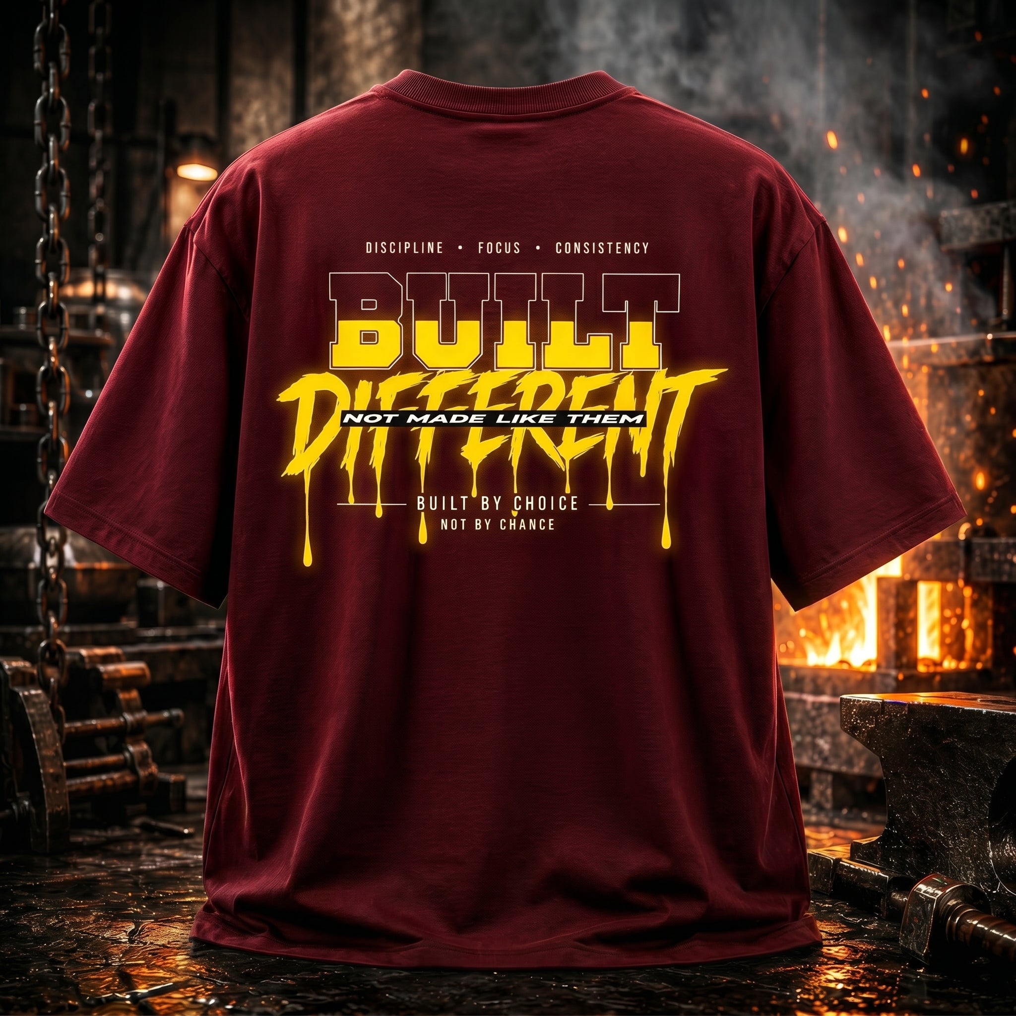 STASHBUDDY Built Different Classic Crew T-Shirt