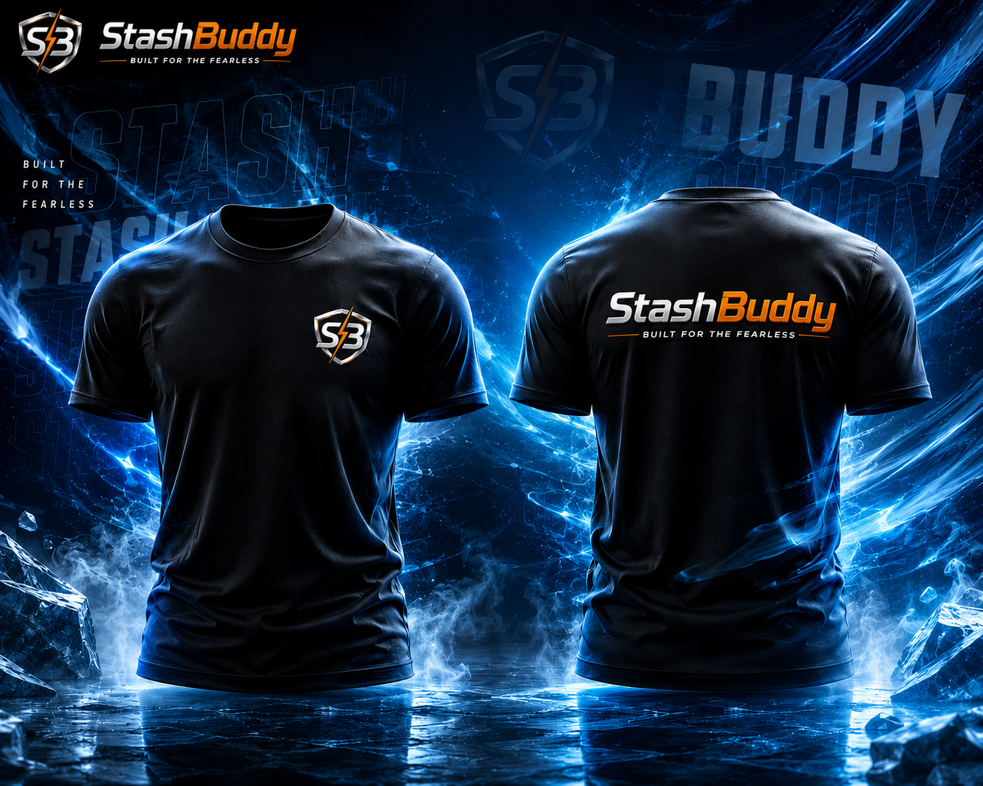 StashBuddy Fearless Essential Tee | Premium Streetwear Fit