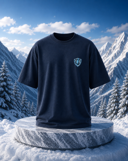 STASHBUDDY Inferno Frost Fist Oversized T-Shirt