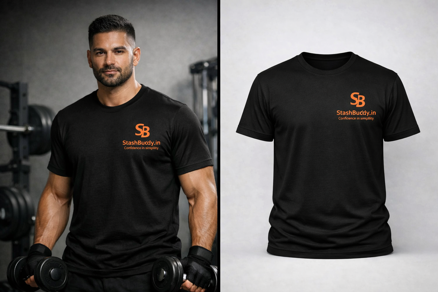 Black It’s All About Him Graphic T-Shirt for Men | Premium Gym Streetwear Tee | StashBuddy