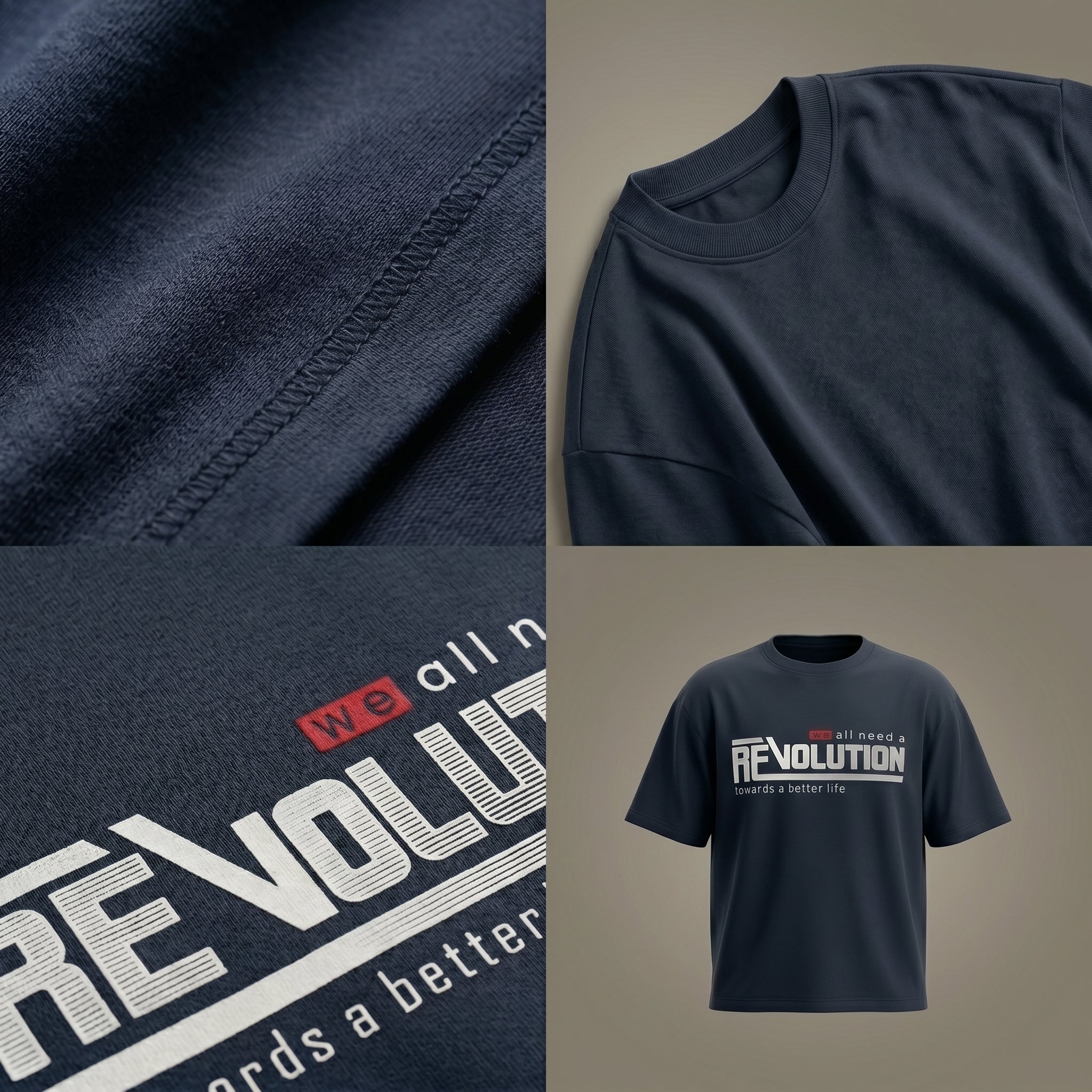 Revolution Graphic Oversized T-Shirt for Men & Women | Premium Unisex Streetwear Tee