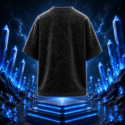 STASHBUDDY Storm Shield Acid Wash Oversized T-Shirt⭐